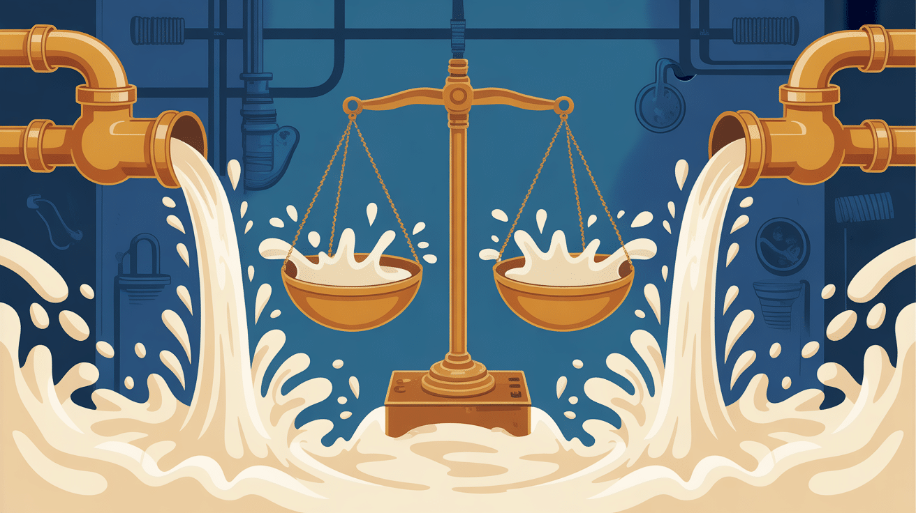 Prix du laiton au kilo illustration stylisée avec balance et chutes de laiton