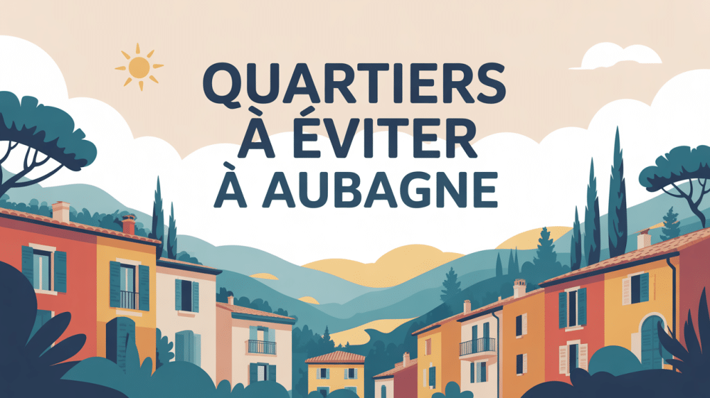 Illustration quartiers à éviter à Aubagne style provençal moderne
