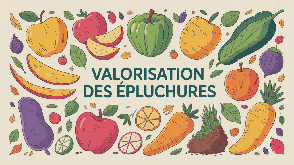 Illustration positive sur que faire avec des épluchures