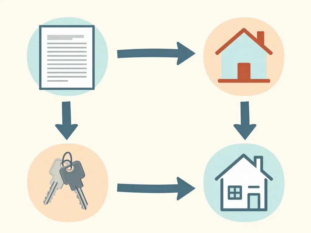 vente de gré à gré schéma étapes immobilier