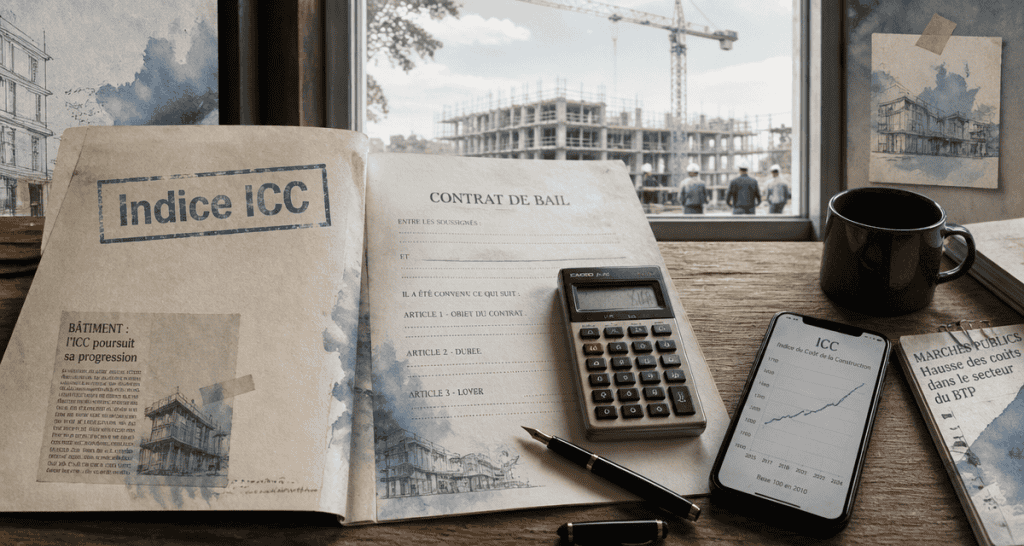indice coût de la construction contrat bail calculatrice