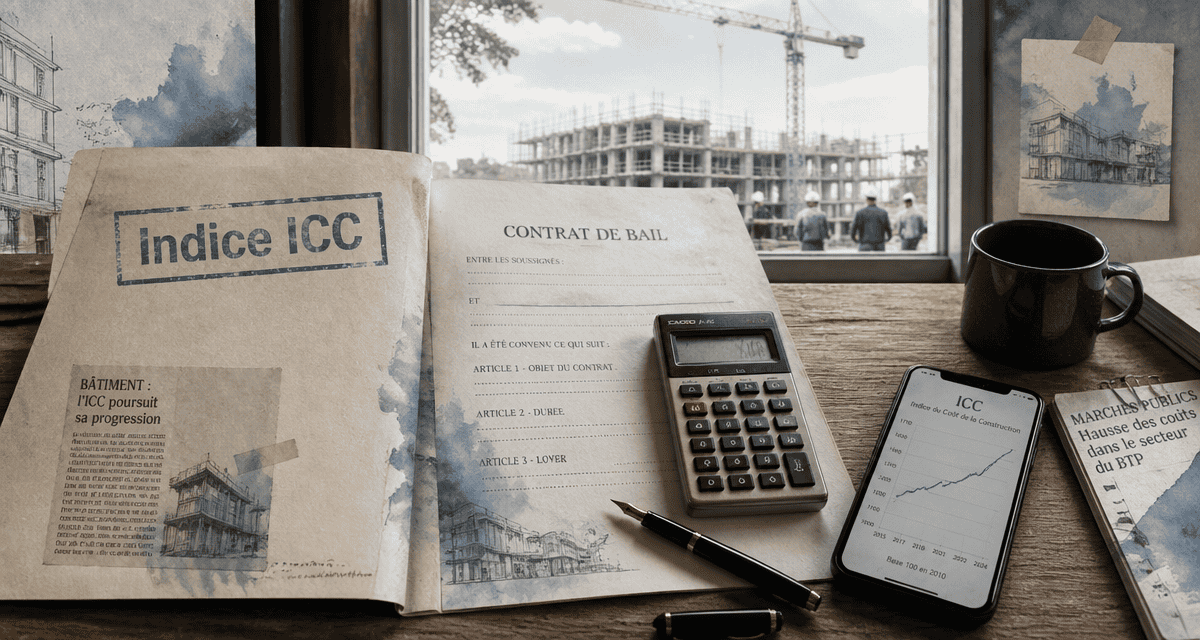indice coût de la construction contrat bail calculatrice
