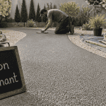 béton drainant prix m2 allée jardin fraîchement posée