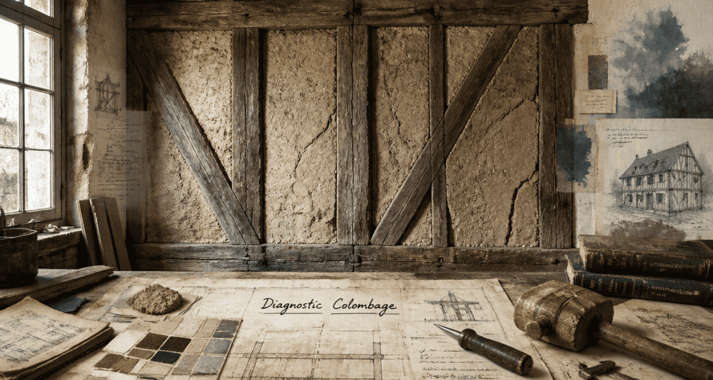 atelier traditionnel diagnostic mur colombage