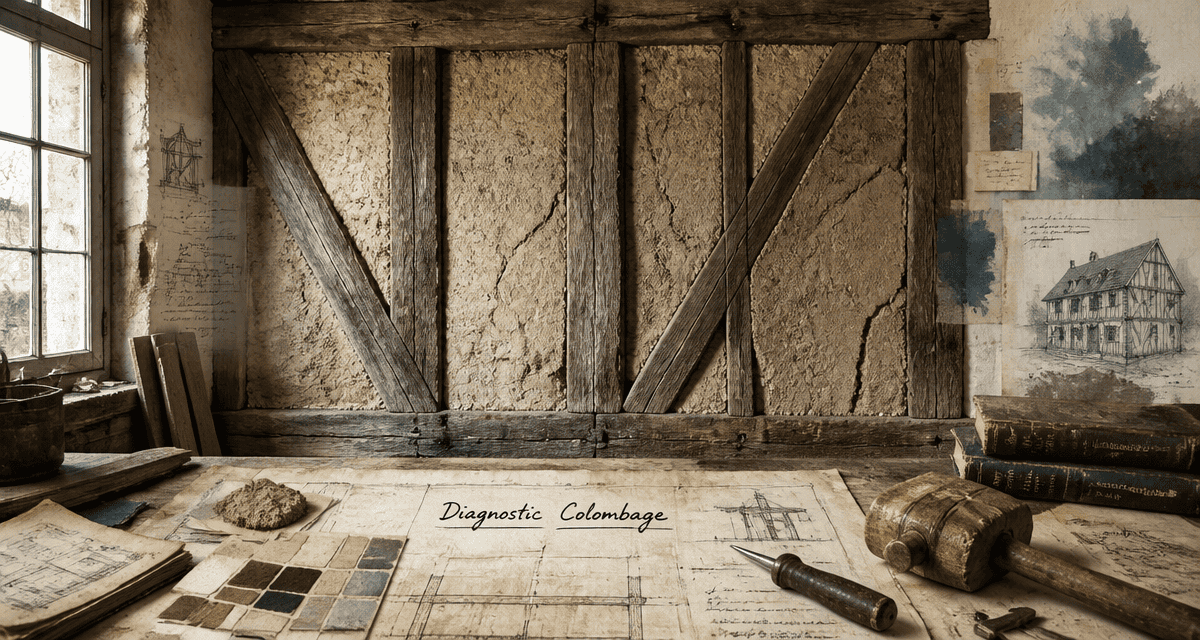atelier traditionnel diagnostic mur colombage
