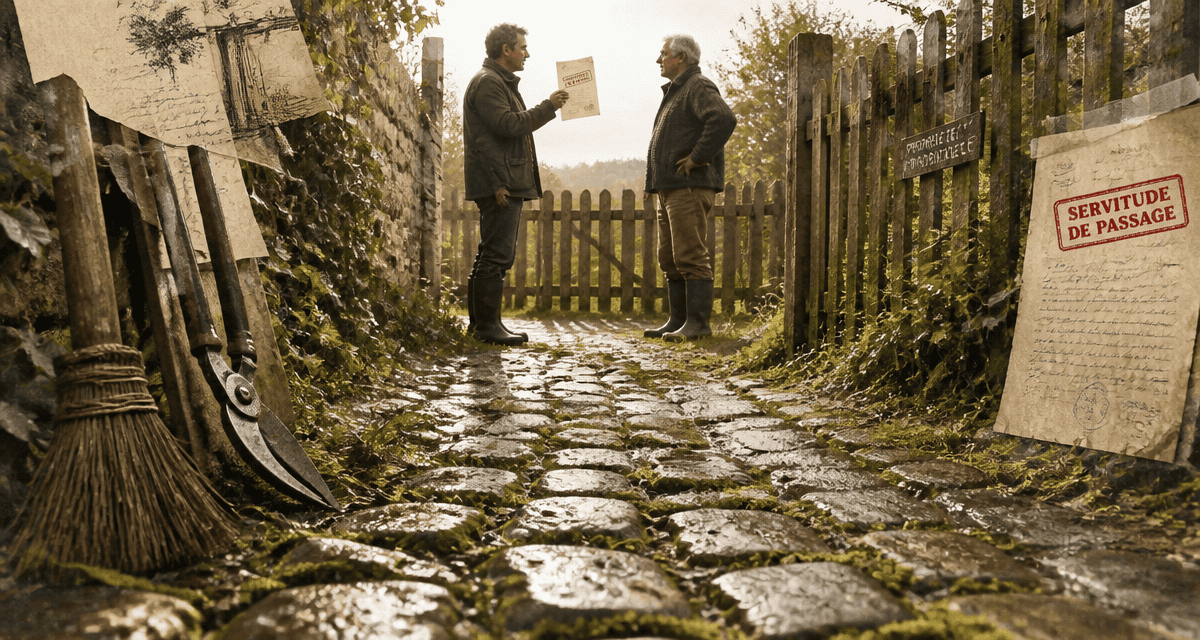 servitude de passage entretien chemin rural voisins