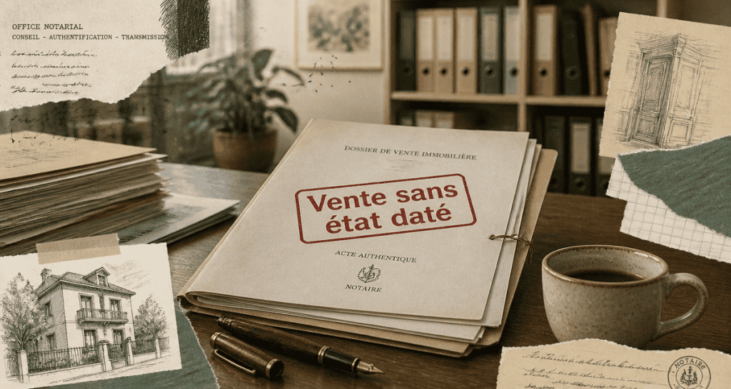 vente sans état daté documents notaire