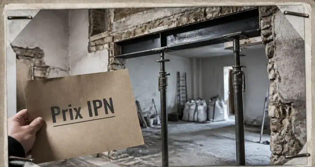 Ouverture de mur porteur avec IPN : quel budget prévoir pour des travaux sécurisés ?