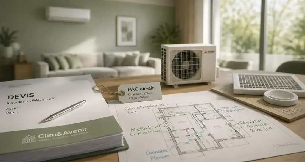 Prix climatisation maison 100m2 : devis, PAC air-air et multisplit
