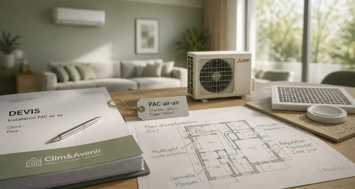 Prix climatisation maison 100m2 : devis, PAC air-air et multisplit