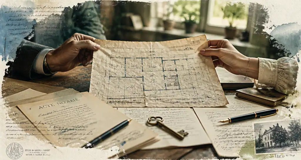 vente maison en indivision entre frere et soeur mains plan maison
