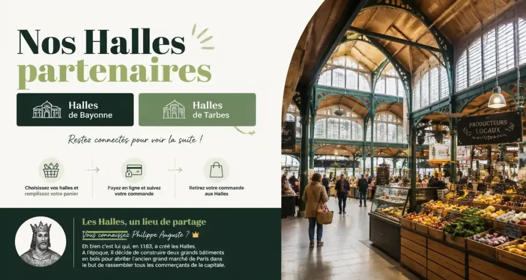 Nos Halles partenaires