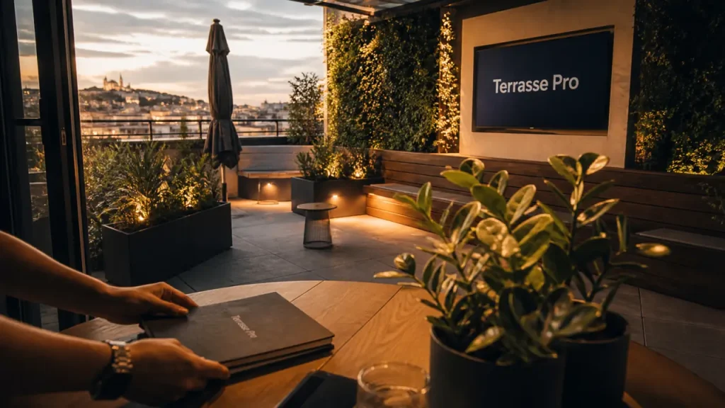 350€ à 1 500€ HT/m² : ce qui fait varier l’aménagement d’une terrasse de bureau à Lyon