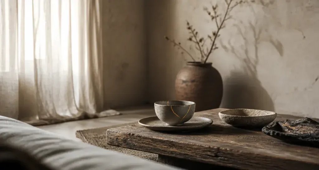 Déco Wabi-Sabi : 7 principes pour transformer votre intérieur en sanctuaire de sérénité