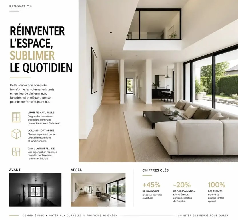 Optimisation des espaces intérieurs par un architecte à La Baule