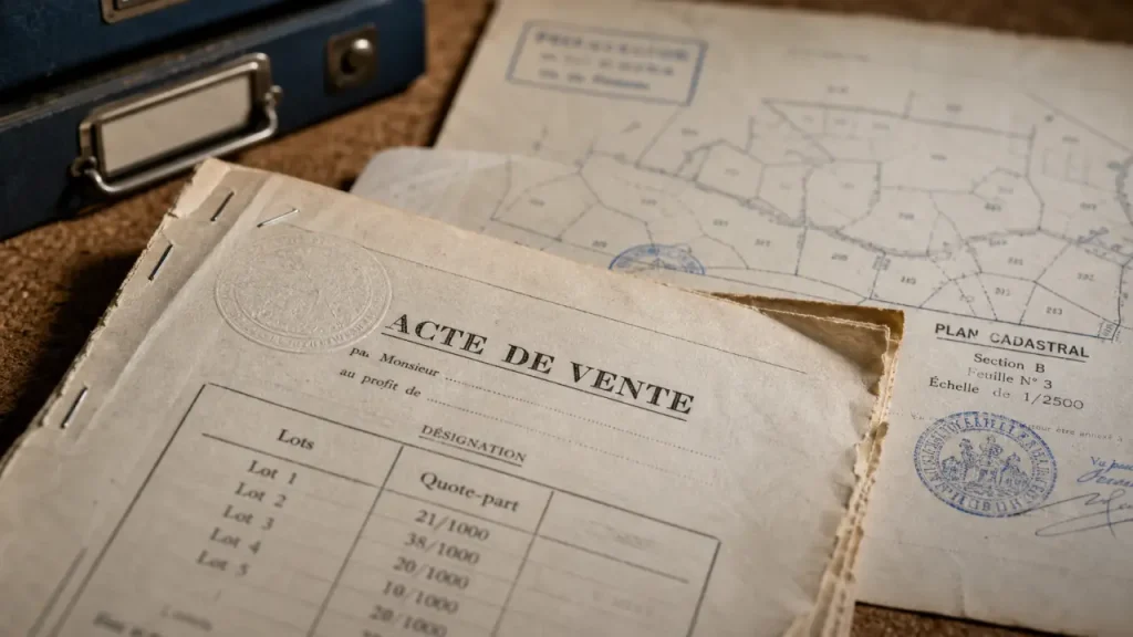 Lots, tantièmes et modifications : ce qu’il faut vérifier dans un état descriptif de division