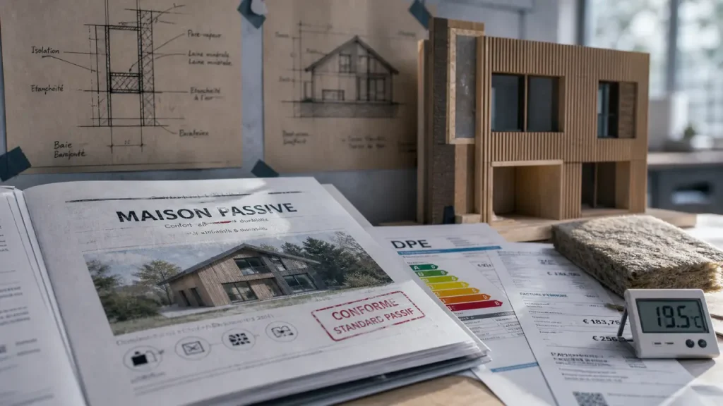 Maison passive à vendre : repérer les vraies performances avant la visite