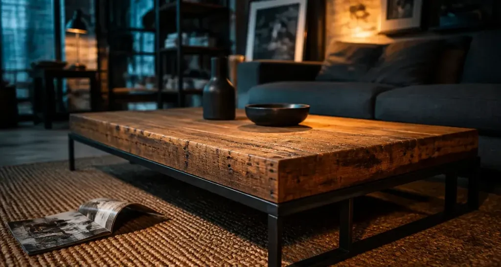Table basse industrielle : comment choisir le modèle idéal pour votre salon ?