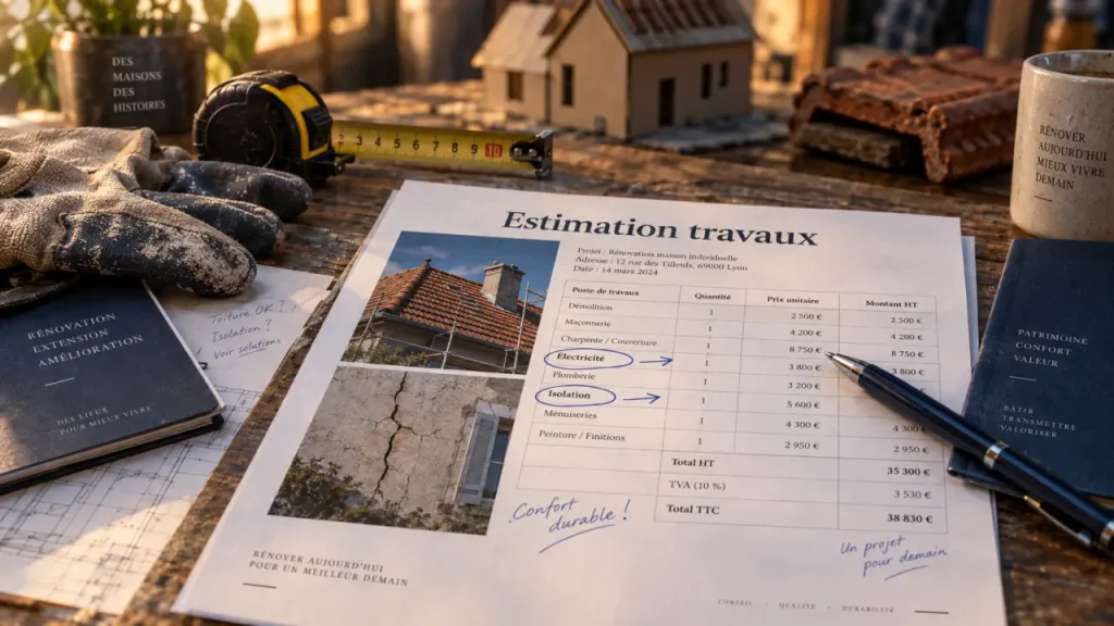 Estimer les travaux avant l’achat pour connaître le vrai coût de la maison