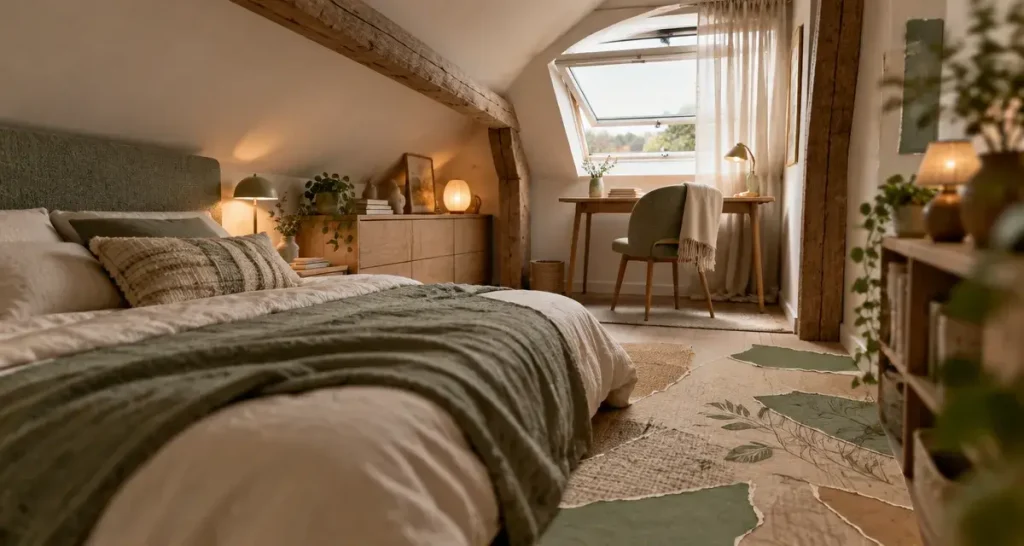 Chambres mansardées : pourquoi les meubles hauts sont l&rsquo;erreur n°1 et comment s&rsquo;en passer