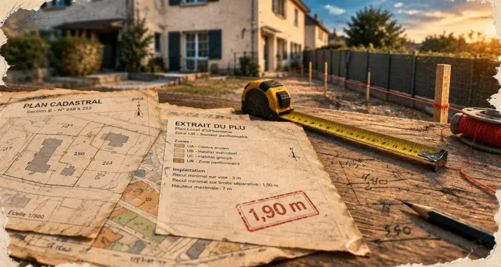 Distance de construction avec un voisin : la règle dépend du PLU, de la limite et des vues