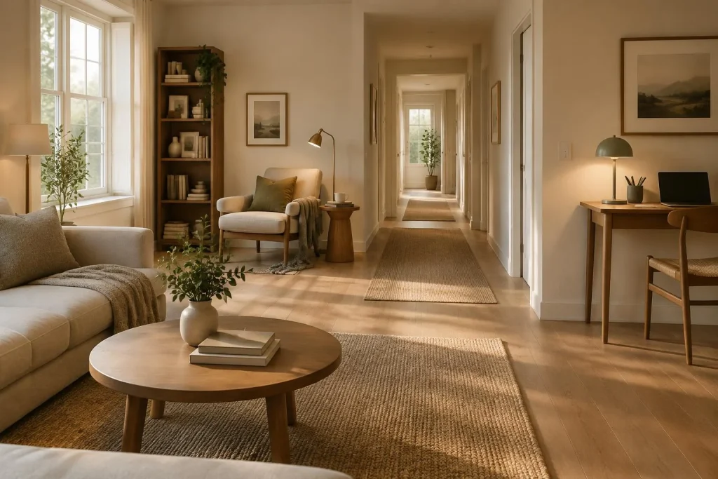 Un intérieur plus fluide et plus calme, pièce après pièce
